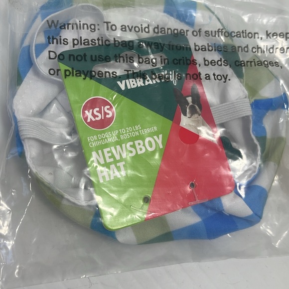 NWT Newsboy Dogs Hat For Chihuahua, Boston Terrier, Beagle, Labrador - Picture 6 of 13